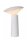 LED Akku Tischlampe Weiß 21,3 cm IP44 5h dimmbar