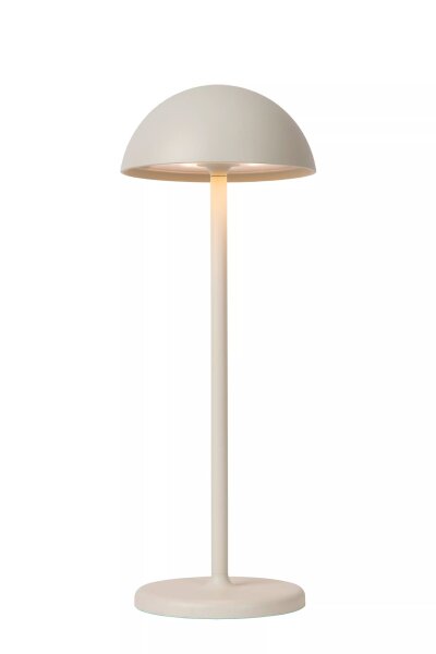 LED Akku Tischlampe Weiß 32 cm 3000 K IP54 7h dimmbar