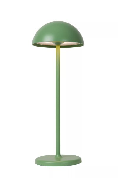 LED Akku Tischlampe Grün 32 cm 3000 K IP54 7h dimmbar