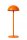 LED Akku Tischlampe Orange 32 cm 3000 K IP54 7h dimmbar