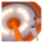 LED Akku Tischlampe Orange 32 cm 3000 K IP54 7h dimmbar