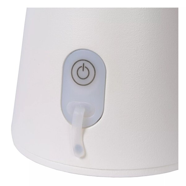 LED Akku Tischlampe dimmbar Aluminium 2700 K 29 cm IP54