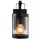Wandleuchte Metall Schwarz IP23 T:16 cm E27 Garten