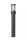 Stehlampe mit Bewegungsmelder Aluminium Glas 80 cm E27