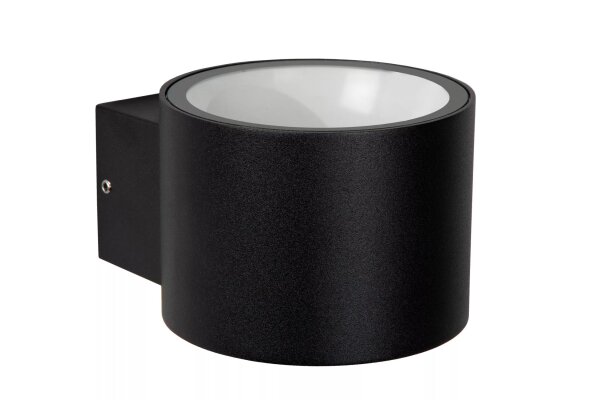 Wandleuchte Up Down Aluminium Schwarz IP54 G9 Balkon