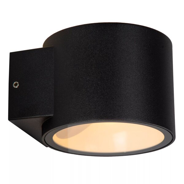 Wandleuchte Up Down Aluminium Schwarz IP54 G9 Balkon