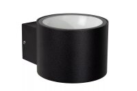 Wandleuchte Up Down Aluminium Schwarz IP54 G9 Balkon