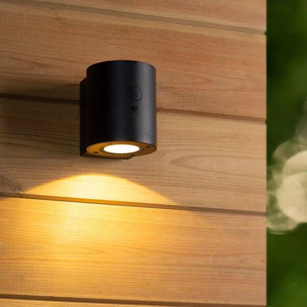 LED Solar Außenlampe Sensor Aluminium 3150 K dimmbar
