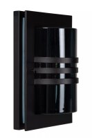 Wandlampe außen Schwarz IP44 E27 H:33 cm...