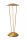 LED Akku Tischlampe Gold Ladestation IP54 2 W dimmbar