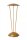 LED Akku Tischlampe Gold Ladestation IP54 2 W dimmbar