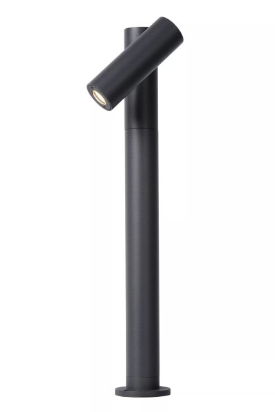 LED Stehlampe verstellbar Anthrazit IP65 43 cm 3000 K