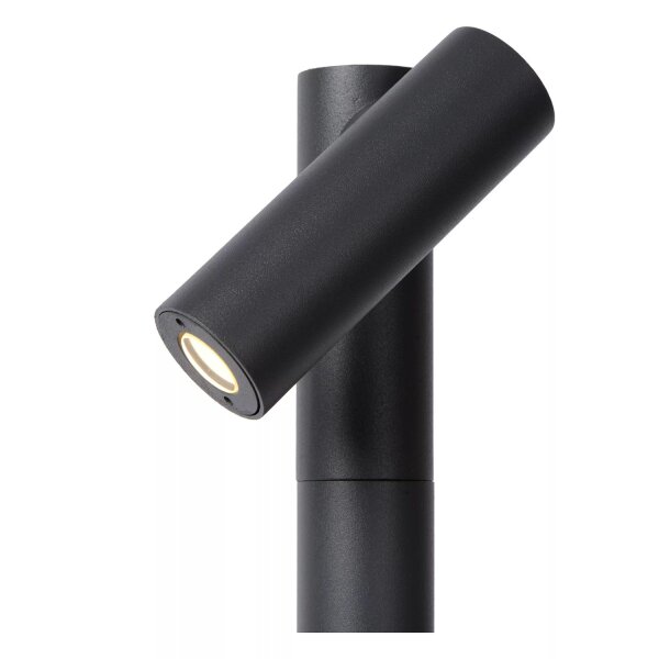LED Stehlampe verstellbar Anthrazit IP65 43 cm 3000 K