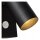 Wandspot Bewegungsmelder flexibel Schwarz GU10 H:15 cm
