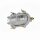 Wandlampe außen Messing Glas 21 cm breit IP64 Grau E27
