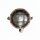 Außenwandlampe Messing massiv Glas Ø 24 cm rund IP64