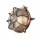 Kellerleuchte Messing Glas D: 22 cm IP64 E27 rund