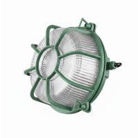 Kellerleuchte Glas Messing E27 IP64 Ø 22 cm...