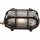 Au&szlig;enwandlampe Echt-Messing Glas 18 cm breit IP64 E27