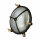 Wandlampe außen Messing massiv Glas Ø 21 cm rund IP64