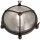 Wandleuchte au&szlig;en Messing massiv Glas E27 IP64 D: 21 cm
