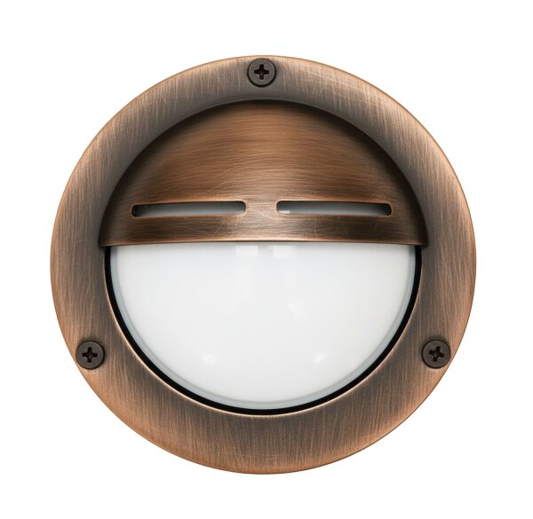 Außenwandlampe Messing Glas D: 14 cm IP64 G9 rund GALYN