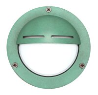 Au&szlig;enlampe Wand Glas Messing massiv G9 IP64...