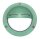 Au&szlig;enlampe Wand Glas Messing massiv G9 IP64 Gr&uuml;n antik