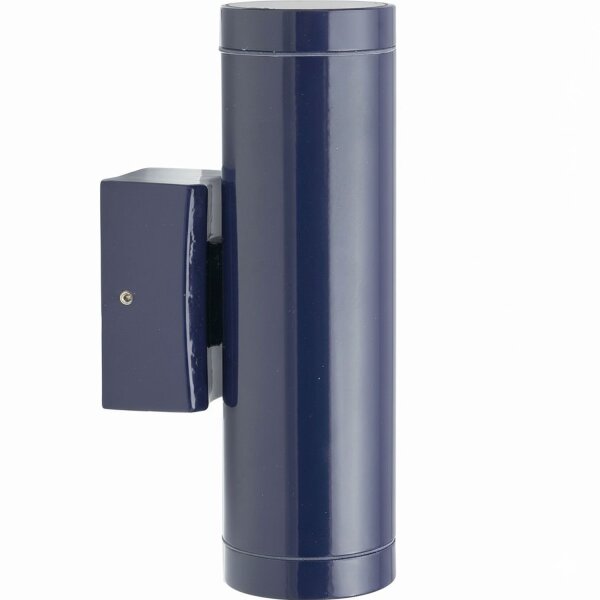 Wandleuchte außen Messing GU10 IP64 Up Down 21 cm hoch