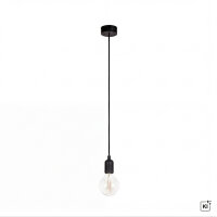 Hängeleuchte SILICONE in Schwarz