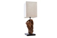 Tischleuchte Design 45cm Tischlampe Treibholz