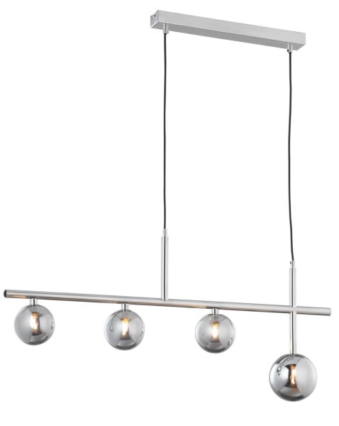 Metall Hängelampe inkl. LED G9 in Nickel Graphit