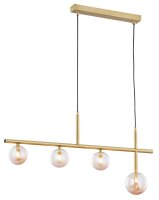 Metall Pendelleuchte Glas für G9 L:86cm