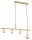 Metall Pendelleuchte Glas inkl. LED G9 L:86cm