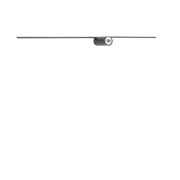 LED Wandlampe Schwarz 3000 K warmweiß 99 cm