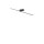 LED Wandlampe Schwarz 3000 K warmweiß 99 cm