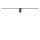 LED Wandlampe Schwarz 3000 K warmweiß 99 cm