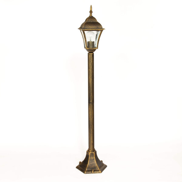 Außenlampe in Antik-Gold