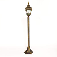Außenlampe in Antik-Gold