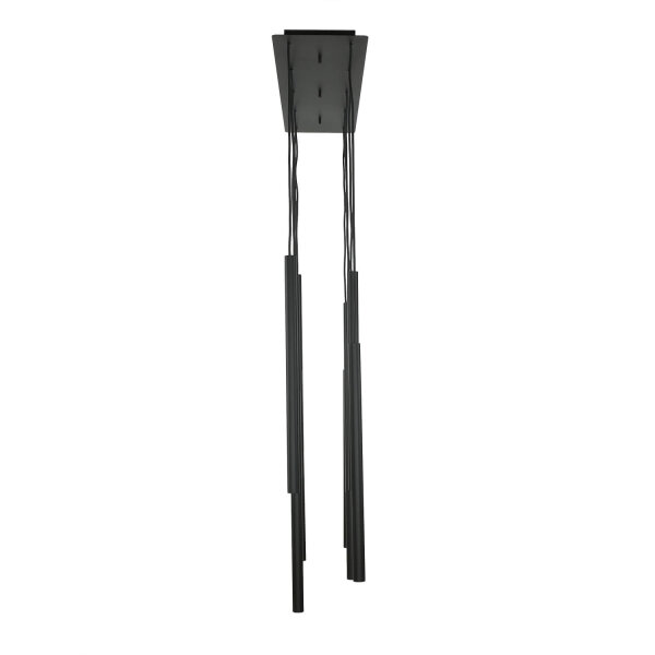 Schwarze Hängelampe 10-flmg Wohnzimmer Lampe CULT