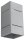 Graue Wandleuchte Aluminium eckig H:20cm Up Down Modern