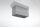 Graue Deckenleuchte eckig Modern Aluminium 2x G9 Flur