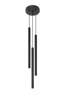 Minimalistische Hängeleuchte Schwarz Ø20cm 3x...