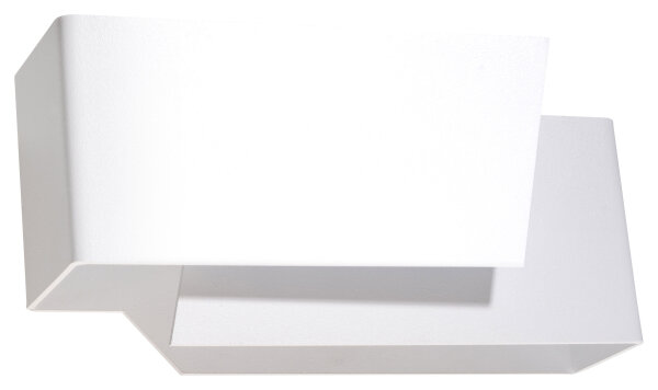 Wandleuchte Weiß Metall L:20cm Modern G9 ATILIA