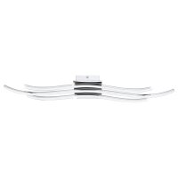 Plafonnier LED ondul&eacute; Roncade blanc
