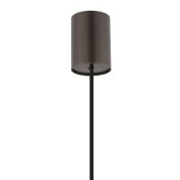 Moderne Pendelleuchte Braun matt G9 Ø 2,5 cm Metall