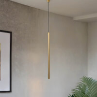 Hängeleuchte Metall Ø 2,5 cm in Gold matt...