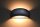 Keramik Wandlampe Up Down Grau indirekt 32 cm G9