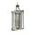 Art Déco Wandleuchte Kristall E14 H: 35 cm in Messing antik
