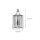 Art Déco Wandleuchte Kristall E14 H: 35 cm in Messing antik